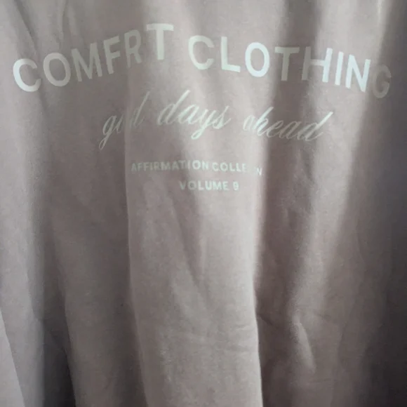 Nwot Comfrt Zip Affirmation Hoodie In Color Teddy Size 2XL - Picture 6 of 9